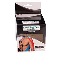 Кинезио тейп в рулоне эластичный пластырь Zelart 7,5 см х 5 м Kinesio tape BC-0474-7_5 Biege (SK000258)