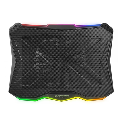 Підставка під ноутбук з RGB підсвічуванням Esperanza Notebook Cooling Pad EGC110 Xalok
