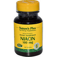 Ниацин Nature's Plus Niacin 100 mg 90 Tabs