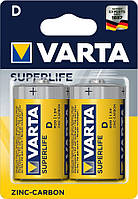 Угольно-цинковая батарея Varta SUPERLIFE D BLI 2шт