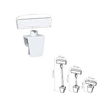 Кліпса кулінарна з цінникотримачем 50мм, Цінникотримач на кліпсі (5042), фото 2