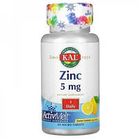 Микроэлемент Цинк KAL Zinc 5 mg 60 Micro Tablets Sweet Lemon