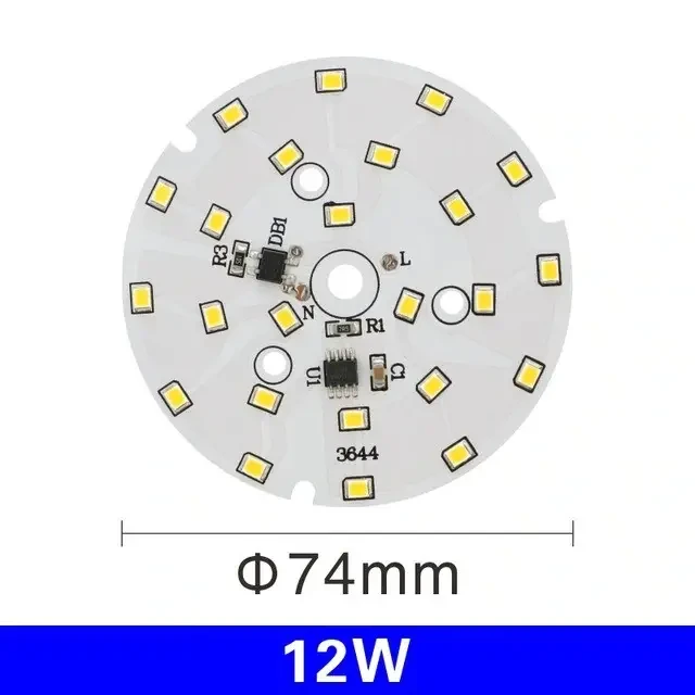 Светодиодный модуль DIY SMD 12Ватт 220V для ремонта потолочного ...
