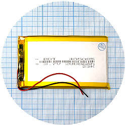Батарея (акумулятор) універсальний 405085Р 85 х 50 х 4 мм 2000 mAh 3.7V