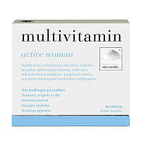 Витаминно-минеральный комплекс для женщин New Nordic Multivitamin active women 90 Tabs