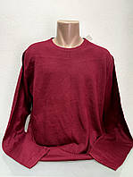Джемпер светр тонкий чоловічий бордо Розмір + SAN&FA
