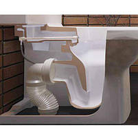 Гофроване з'єднання для унітазу Ø100х460 мм, кут 90 Sanpreis, фото 4