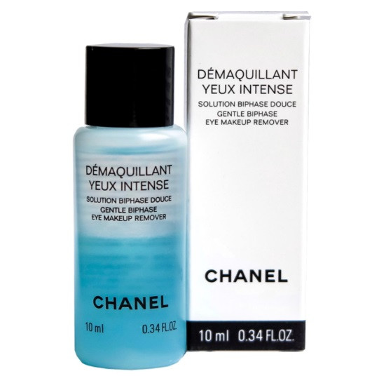 Жидкость для снятия макияжа Chanel Demaquillant Yeux Intense Solution Biphase Douce 10 мл - миниатюра - фото 1 - id-p1988601997