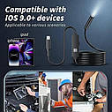 Ендоскопічна камера IP68 для iPhone, iPad, iOS Lighting Ø 8 мм жорсткий., фото 4