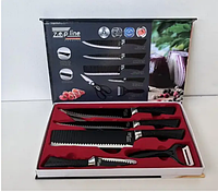 Набор кухонных ножей из нержавеющей стали (6 предметов) Zepline ZP-035