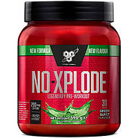 Предтренировочная смесь BSN N.O. Xplode 390g (Green Burst Kiwi Strawberry)