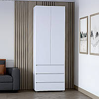 Шкаф для одежды "КАПРИ" DiPortes К-823 Белый (80/230/56)