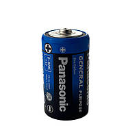 Батарейка цилиндрическая (бочонок) D Panasonic R20 солевая