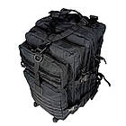 Рюкзак тактичний MOLLE Чорний 45 літрів, фото 3