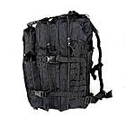 Рюкзак тактичний MOLLE Чорний 45 літрів, фото 6