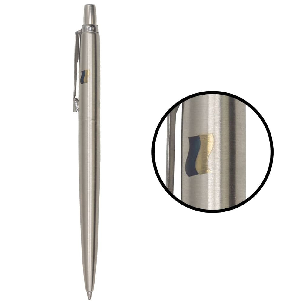 Ручка Parker кулькова JOTTER 17 UKRAINE SS CT BP Прапор (16132_T008c2)