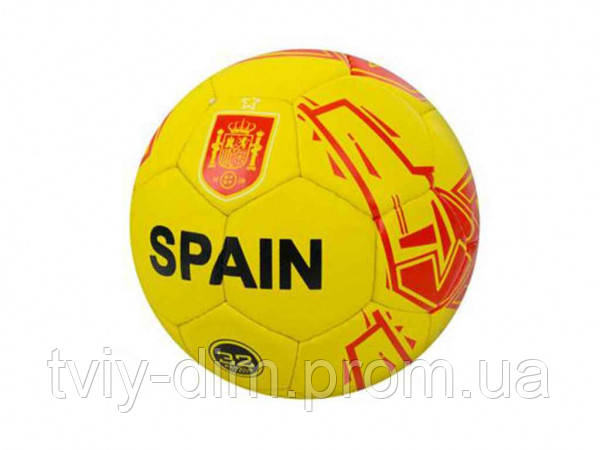 Мяч футбольний розмір 5 ГУМА вага 400-420г жовтий 2500-276 ТМКИТАЙ (код 1527511)