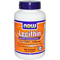 Лецитин NOW Foods Lecithin 1200 mg 100 Softgels