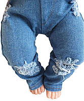 Одежда для куклы Беби Борна / Baby Born 40-43 см джинсы синие 8752
