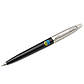 Ручка Parker кулькова JOTTER 17 Originals UKRAINE Black CT BP вогненний Тризуб (15632_T0316u), фото 4