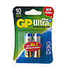 Батарейка пальчикова АА GP Alkaline Ultra Plus LR6 лужна, фото 2