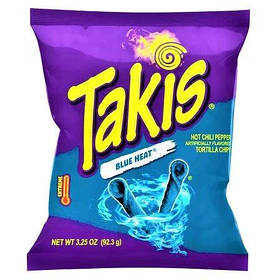 Снеки Takis Blue Heat Hot Chili Tortilla Chips 92g