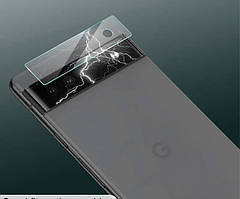 Захисне скло на камеру для Google Pixel 6A прозоре 9H протиударне для камери