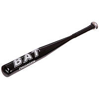 Бита бейсбольна Zelart C-1861 BAT 63 см Чорний (SK000063)