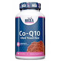 Коэнзим Haya Labs Co-Q10 60 mg & Red Yeast Rice 500 mg 60 Caps