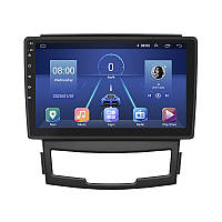 Штатна магнітола Lesko SsangYong Actyon II 2010-2013 9" 2/32Gb 4G Wi-Fi GPS Top (10276-53804)