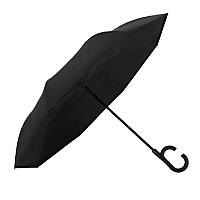 Женский зонт наоборот Up-Brella 1166 Черный (11203-63757)