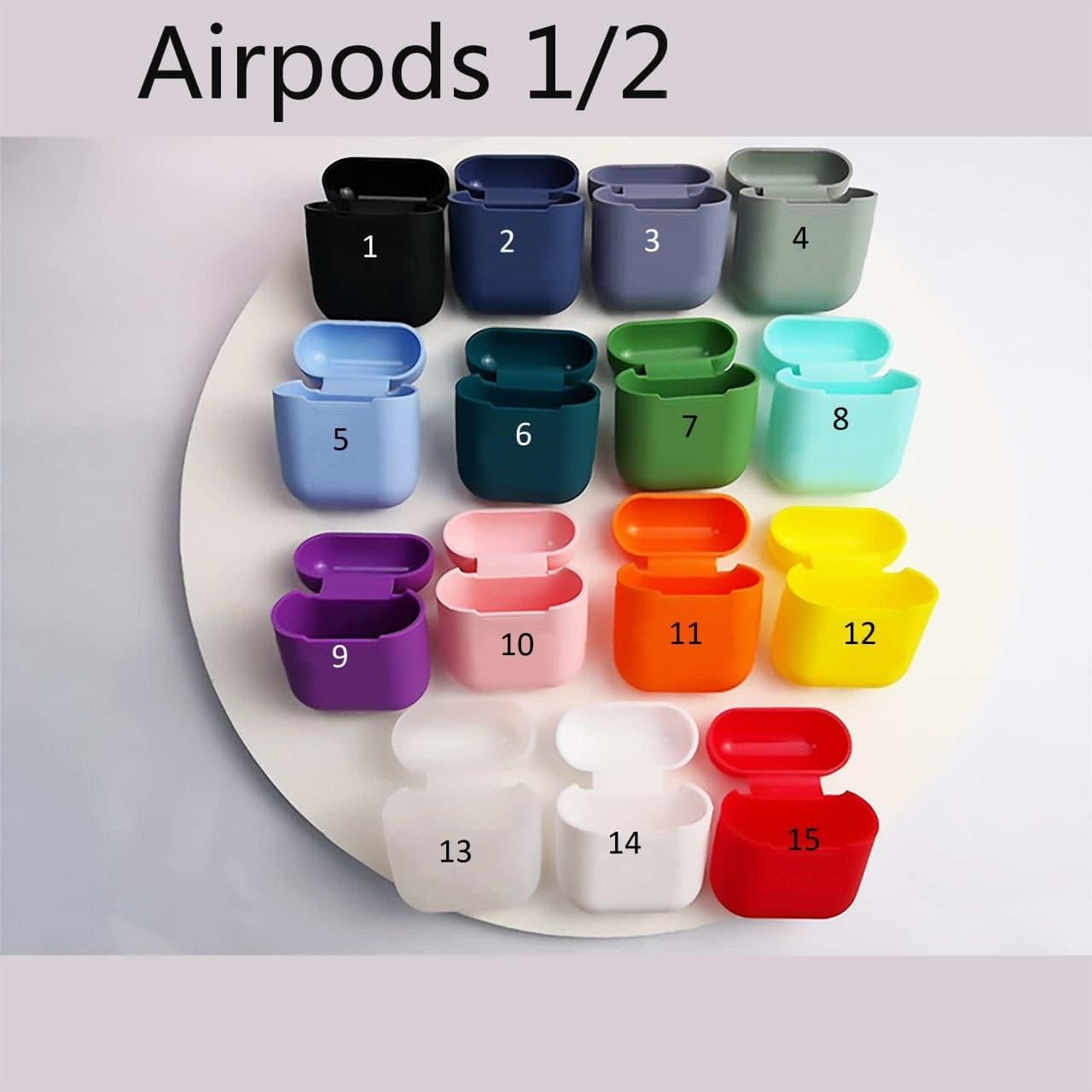 Силиконовые чехлы для Airpods 1 2 качество - фото 6 - id-p2105207071