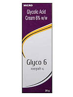 Крем для лица Glyco 6% Глико, Glyco Glycolic Acid Cream, Гликолевая кислота, легкий пилинг в домашних