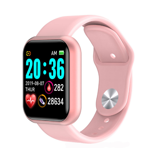 Смарт-часы Smart Watch Y68 шагомер подсчет калорий цветной экран яркие - фото 2 - id-p2105207087