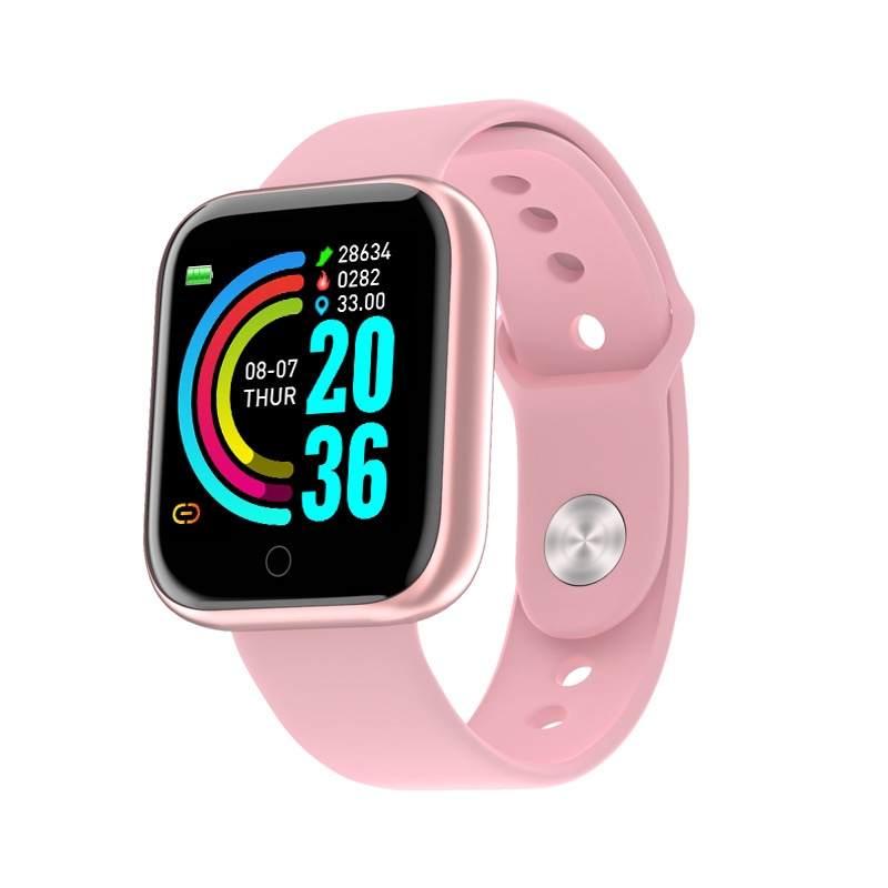 Смарт-часы Smart Watch Y68 шагомер подсчет калорий цветной экран топ качество - фото 3 - id-p2105207089