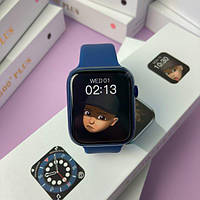 Умные смарт часы Smart watch 8 series 44мм Т500+ Plus часы Т500+ Plus Синие смарт вотч