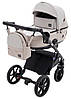 Коляска 2 в 1 Bair Kiwi Plus ECO BKP-32/33 бежевий / капучино, фото 2