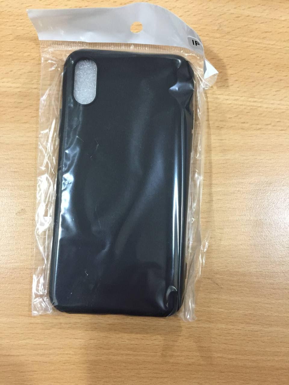 Силиконовый чехол накладка Silicone Case для iPhone X/XS с микрофиброй топ качество - фото 2 - id-p2105207173