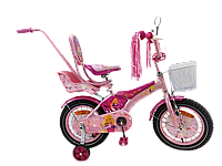 Детский Велосипед Racer Girl -14 дюймов c родительской ручкой
