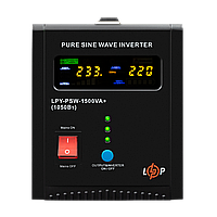 ИБП LogicPower LPY-PSW-1500VA+ (1050Вт) 10A/15A с правильной синусоидой 24V p