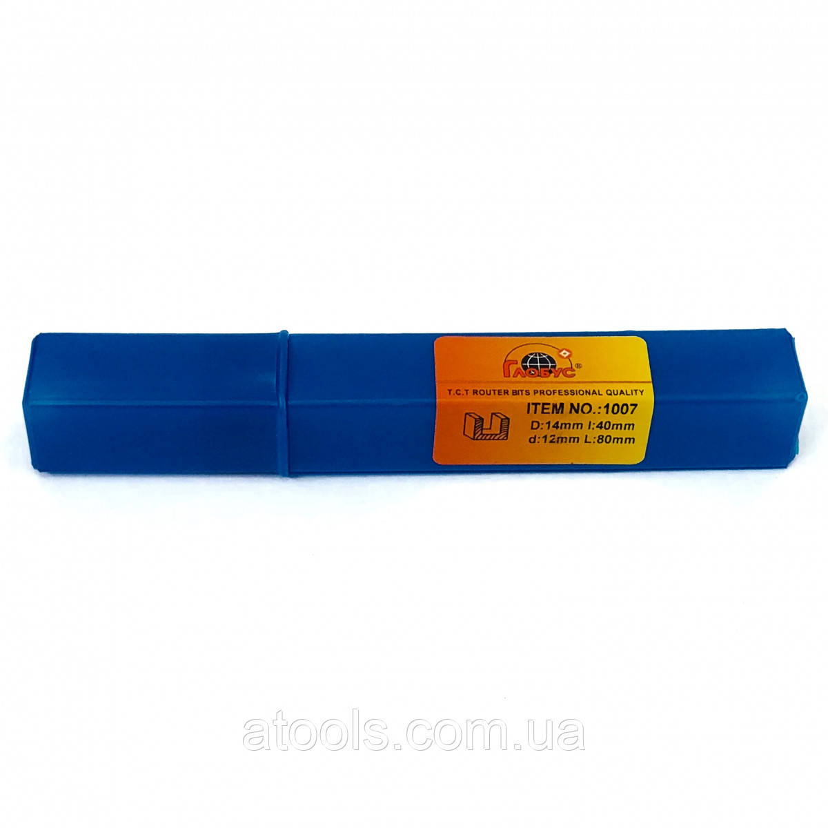 Фреза по дереву Глобус пазова пряма 1007 D14 d12 L120 h40