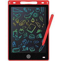 Электронный графический разноцветный планшет для записи и рисования Maxland LCDD-085/2773 красный