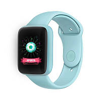 Смарт-часы Smart Watch Y68S шагомер калории цветной экран синие
