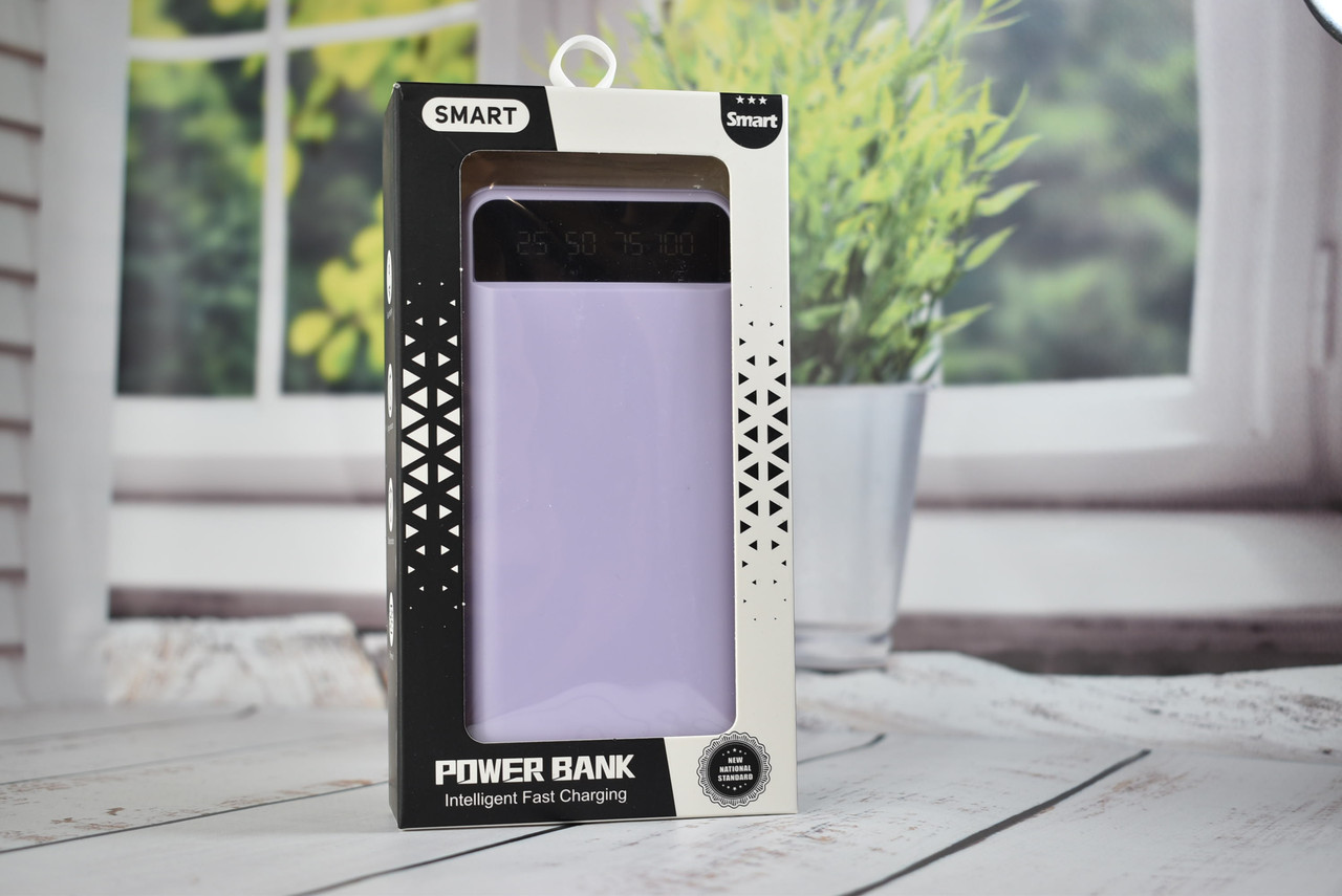 Power Bank Smart Intelligent Fast Charging Павербанк 20000mAh Violet - фото 7 - id-p2105207491