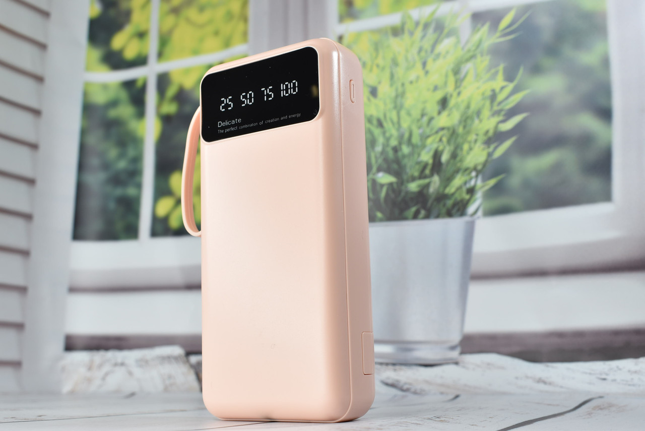 Power Bank Super Charge Павербанк зарядное устройство 20000mAh Pink - фото 1 - id-p2105207494