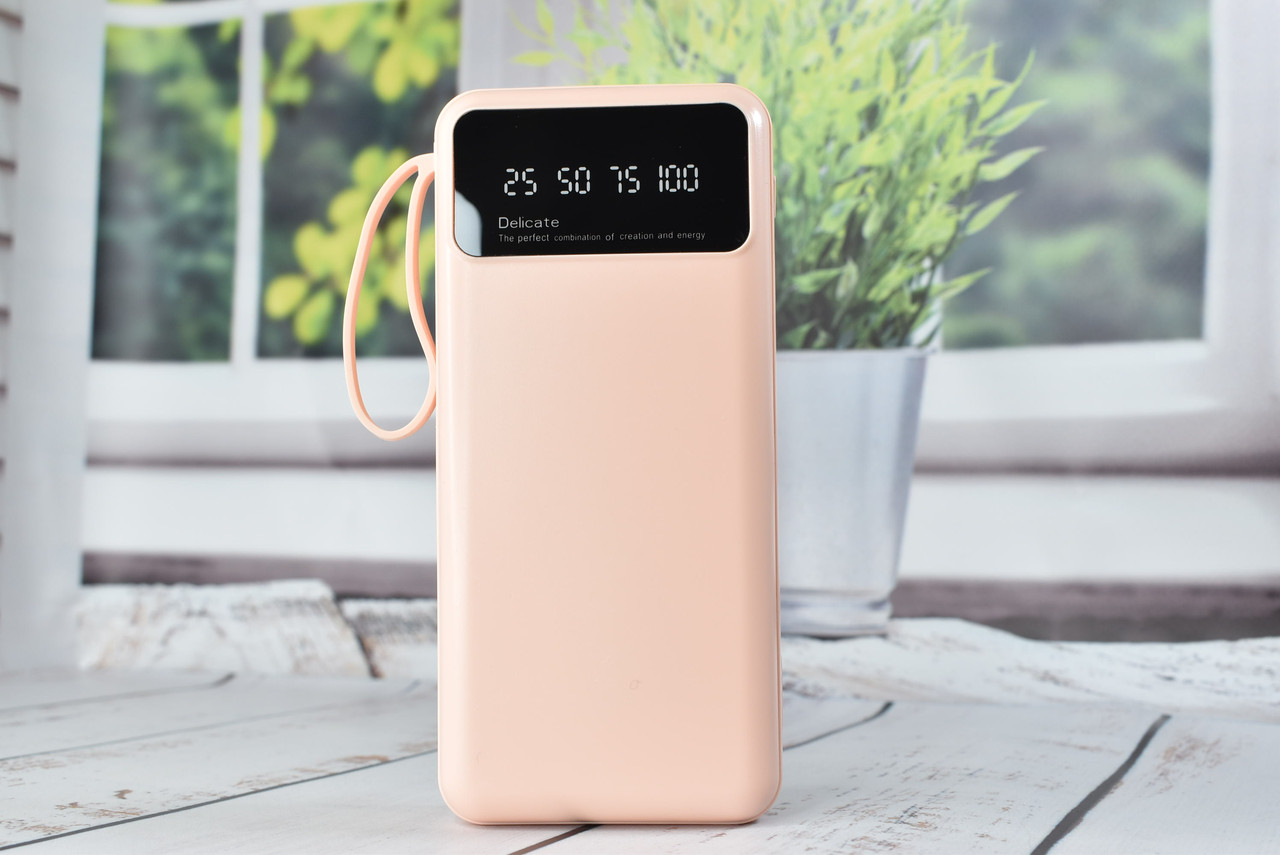 Power Bank Super Charge Павербанк зарядное устройство 20000mAh Pink - фото 2 - id-p2105207494