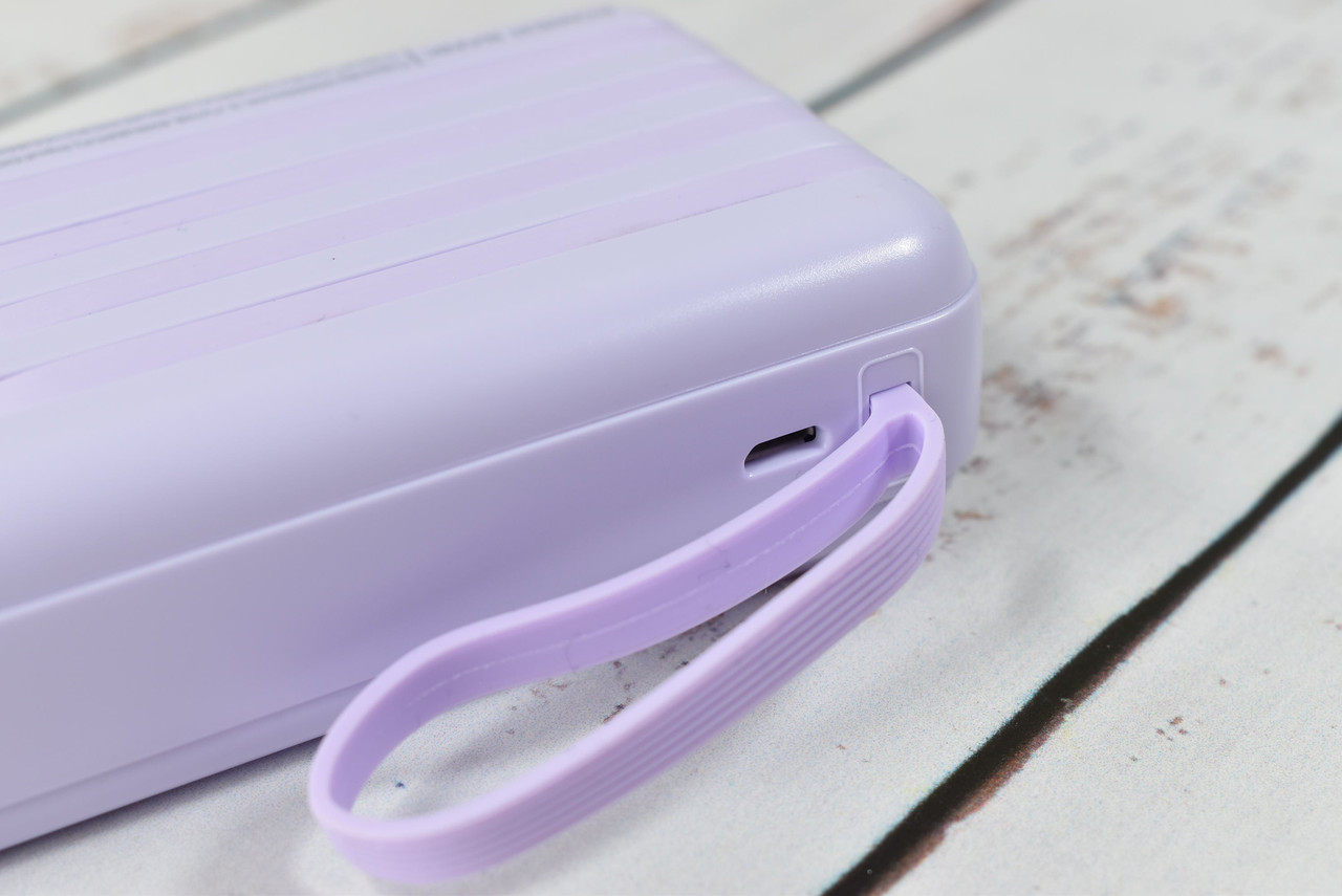 Power Bank Super Charge Павербанк 20000mAh Violet топ качество - фото 5 - id-p2105207496