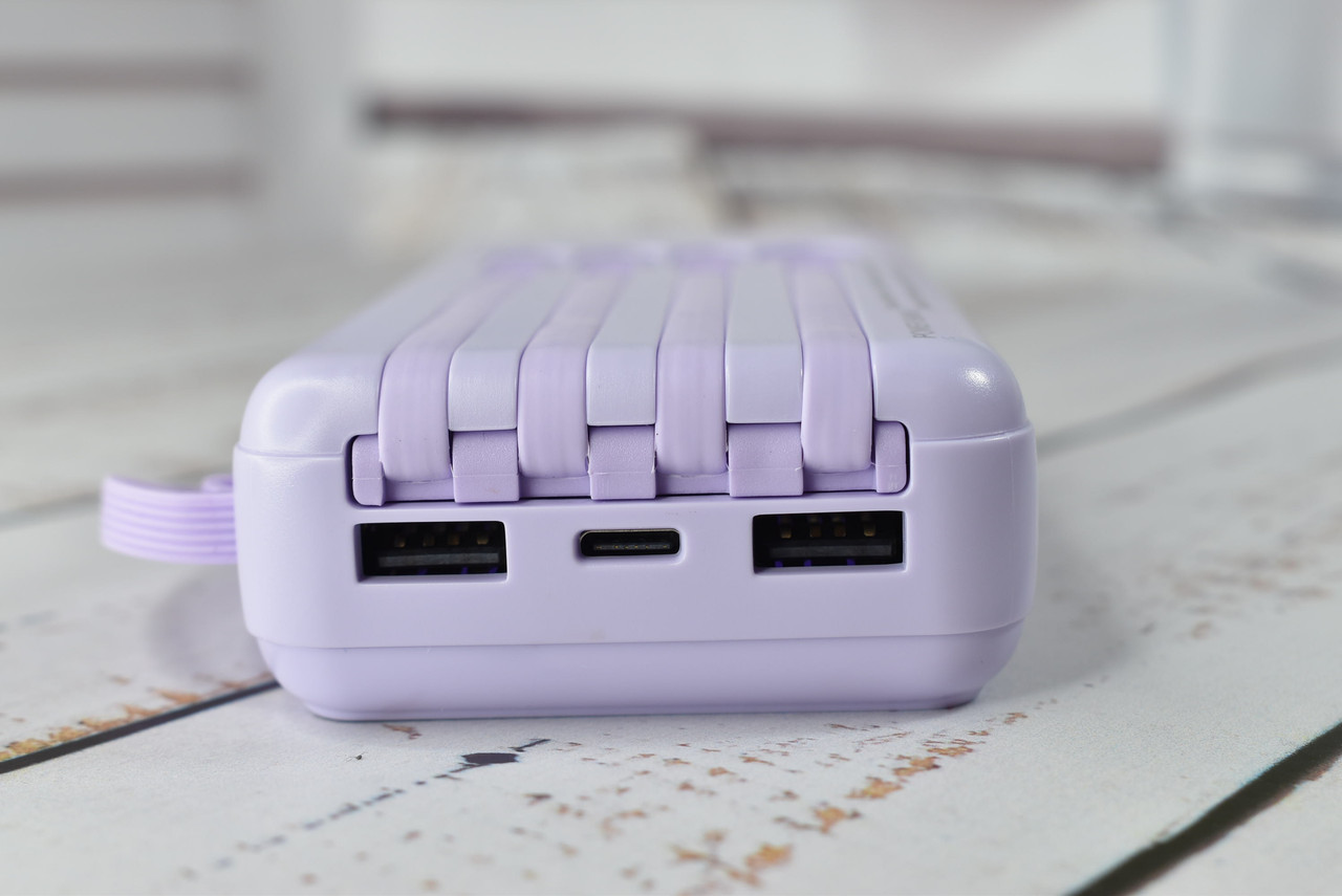 Power Bank Super Charge Павербанк 20000mAh Violet топ качество - фото 7 - id-p2105207496