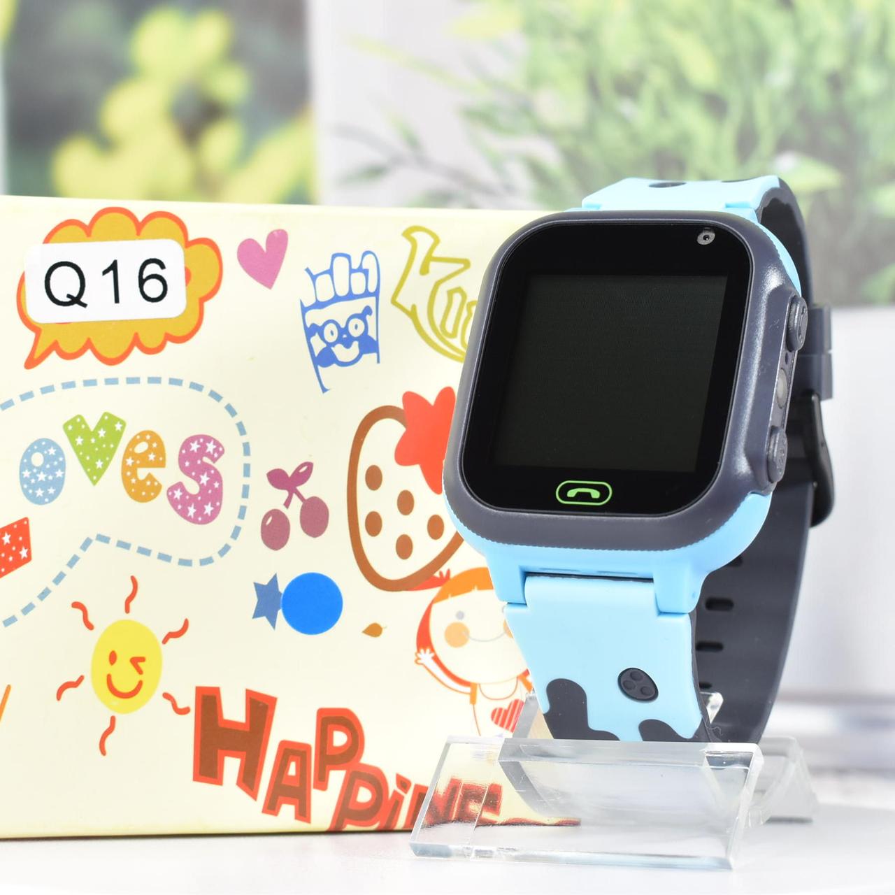 Дитячий годинник Smart Baby Watch Q16 Blue смарт бейби вотч - фото 1 - id-p2105207516