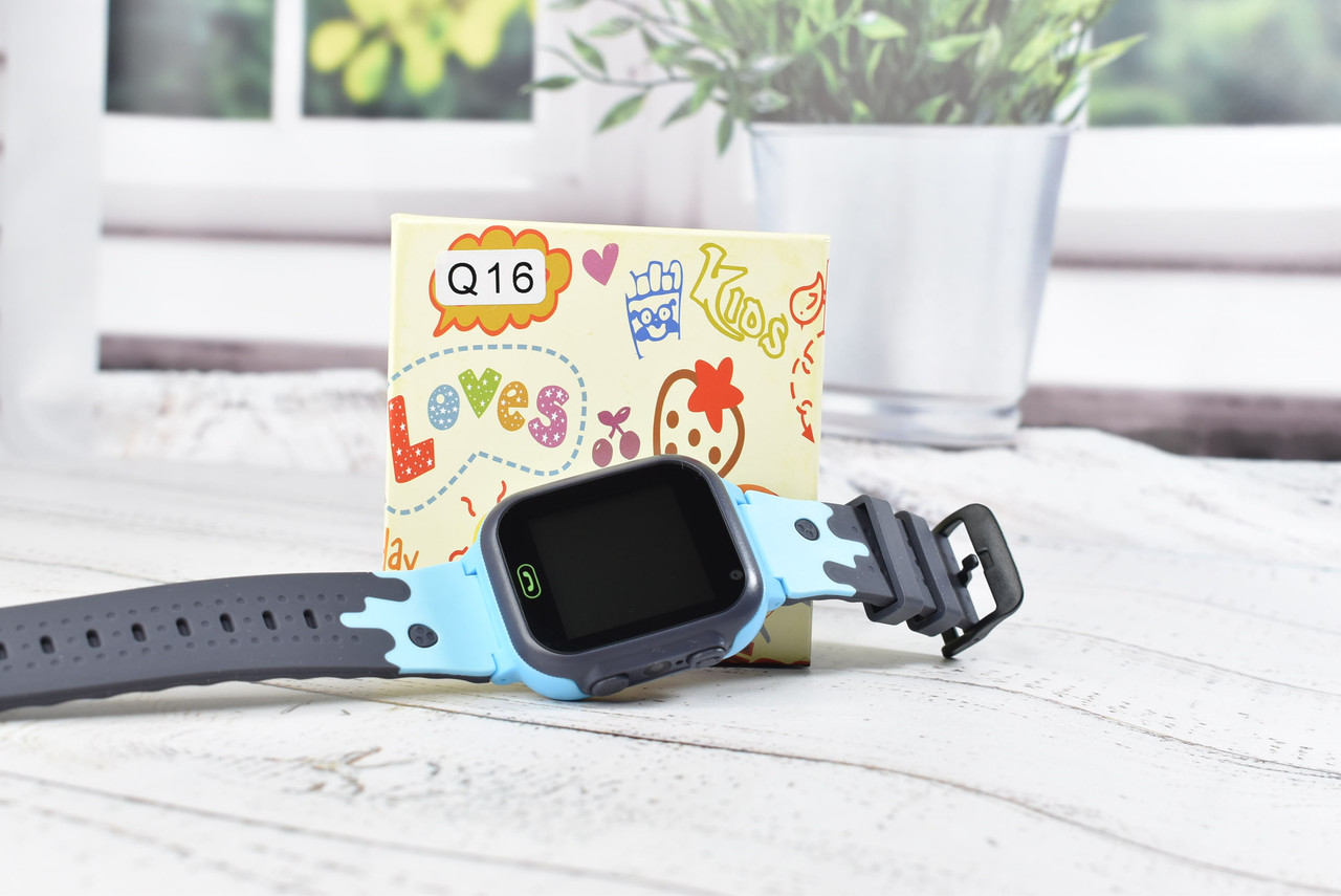 Дитячий годинник Smart Baby Watch Q16 Blue смарт бейби вотч - фото 3 - id-p2105207516